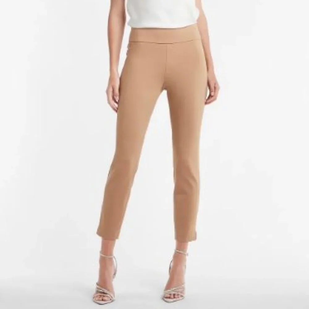 Express High Waisted Luxe Comfort Knit Columnist Ankle Pant - Picture 1 of 3